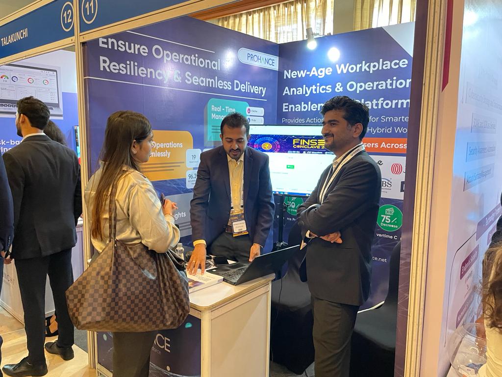 The ProHance team at the DSCI FINSEC FINANCIAL CONCLAVE 2023