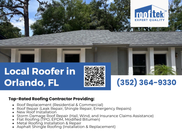 RoofTek: The Roofing Contractor Orlando, FL Homeowners Trust for Manufacturer-Backed Workmanship Warranties